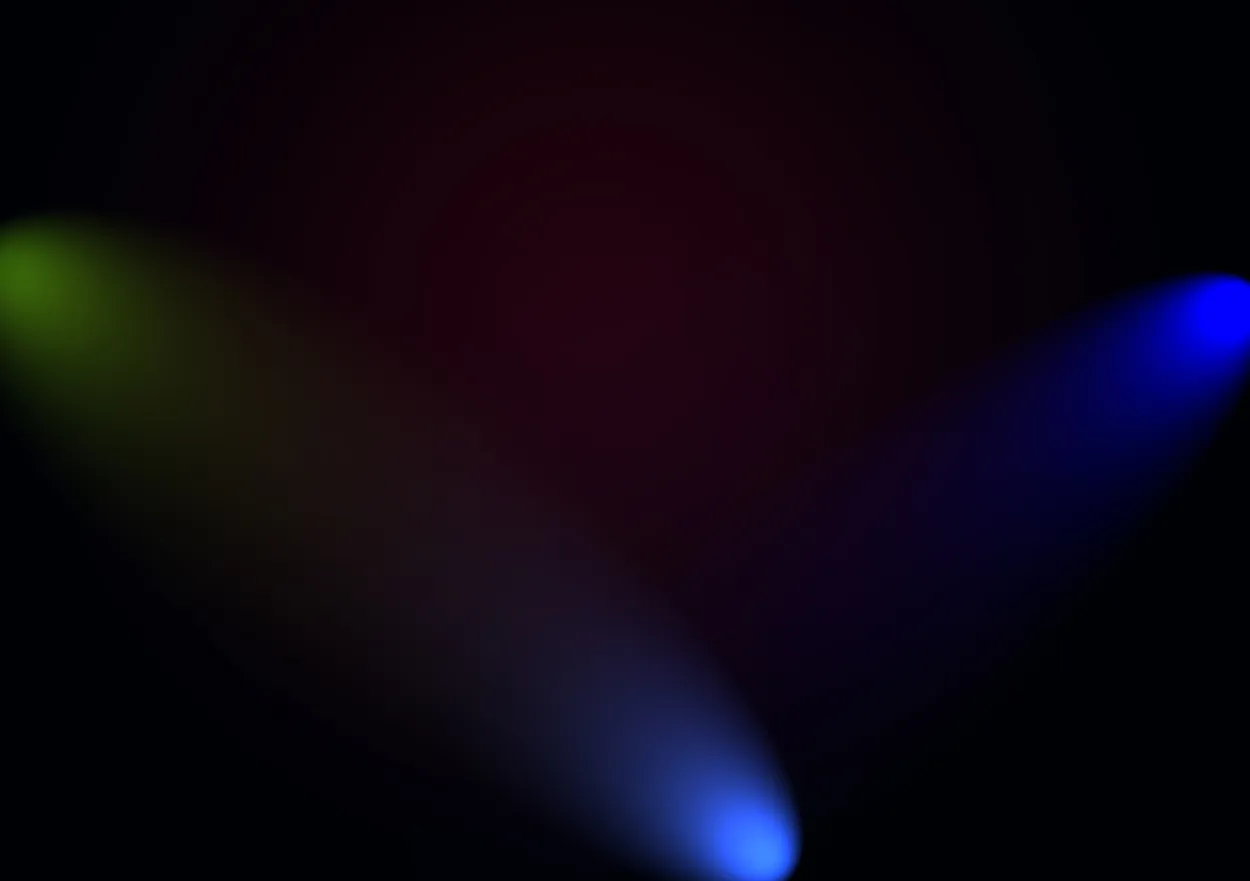Black Background Blue & Green Lighting Effect